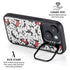 Disney Minnie Mouse Red Color Pop Face Pattern iPhone 15 Kickstand Case